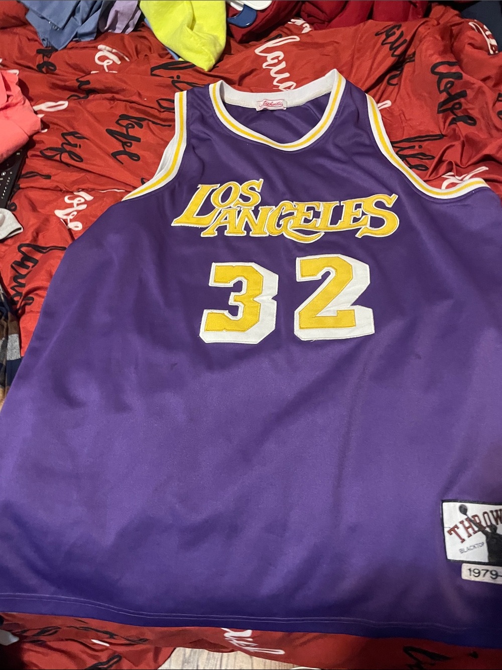 Los Angeles Purple Basketball Jersey — #32
